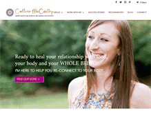 Tablet Screenshot of colleen-mccarthy.com